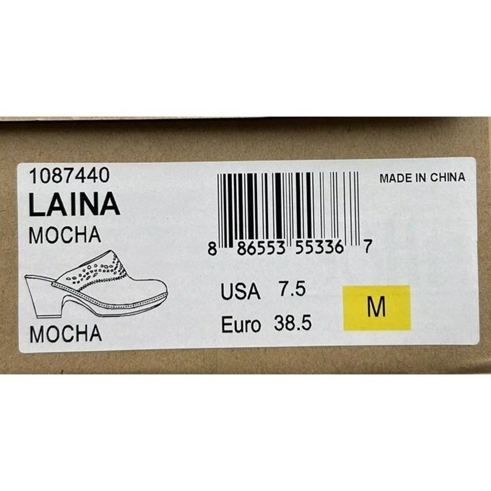 Sofft Laina Women's Closed Toe Leather Clogs Size 7.5 Mocha/Brown Arch Support - Picture 7 of 12